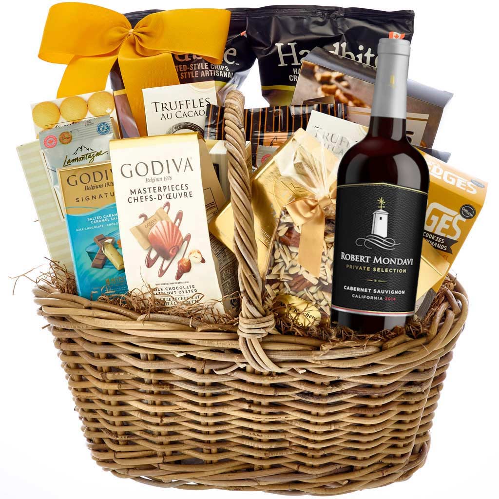 Gift Basket With Wine