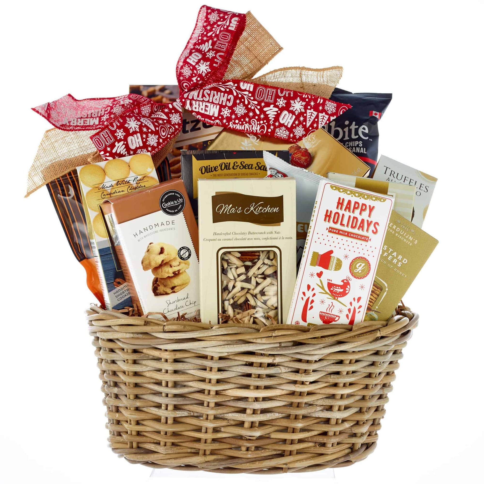 Beautiful large gift basket with chocolates