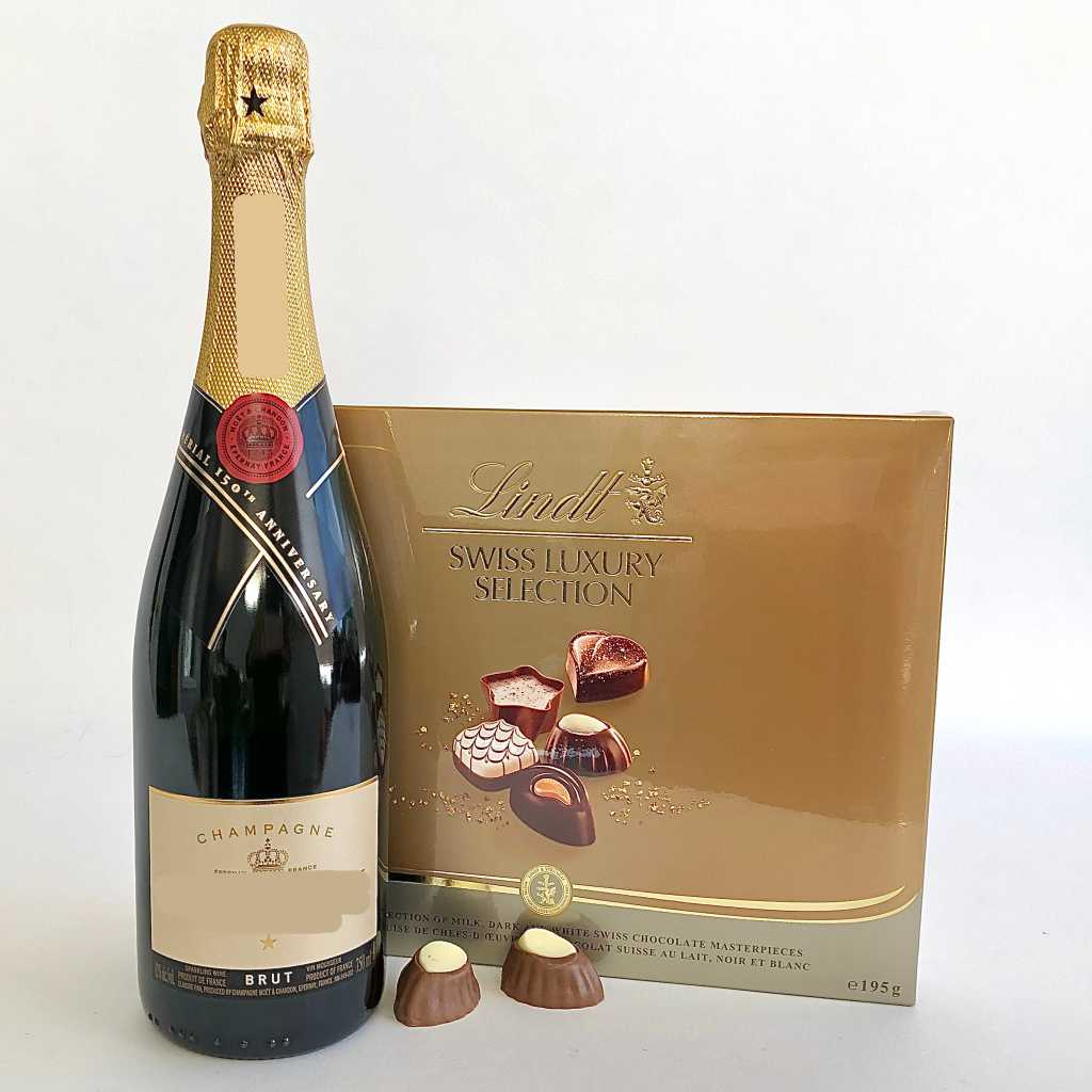 Champagne and truffle delivery