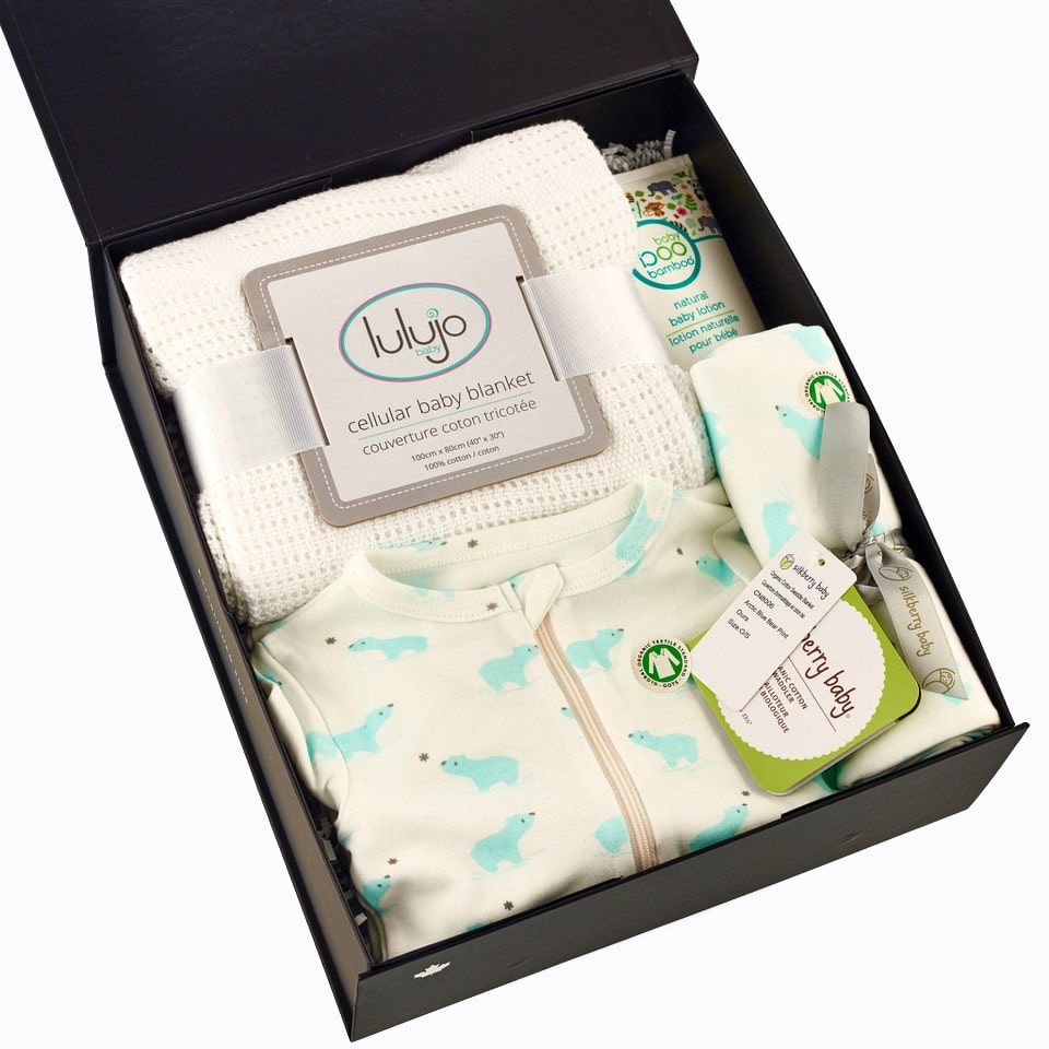 New Baby Boy Blankets Gift Box