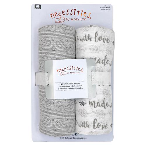 Neutral Swaddle Blankets