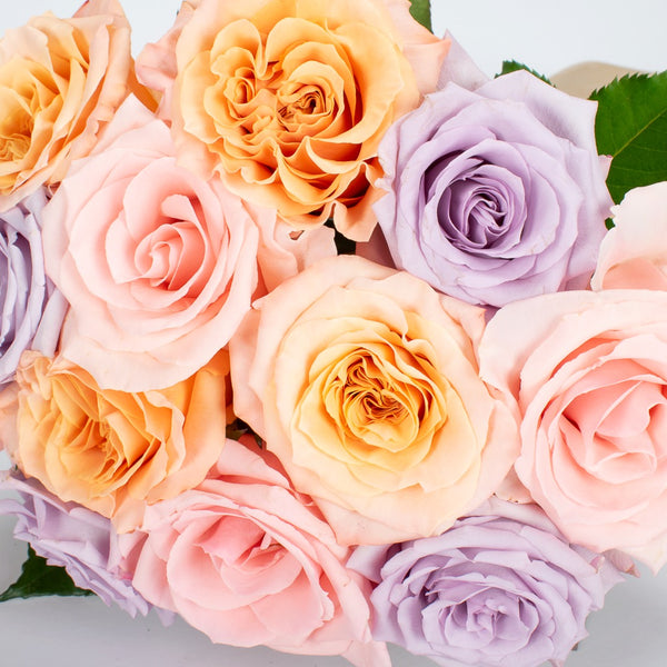 Mixed Color Roses Bouquets. Toronto Flower Delivery. - MY BASKETS