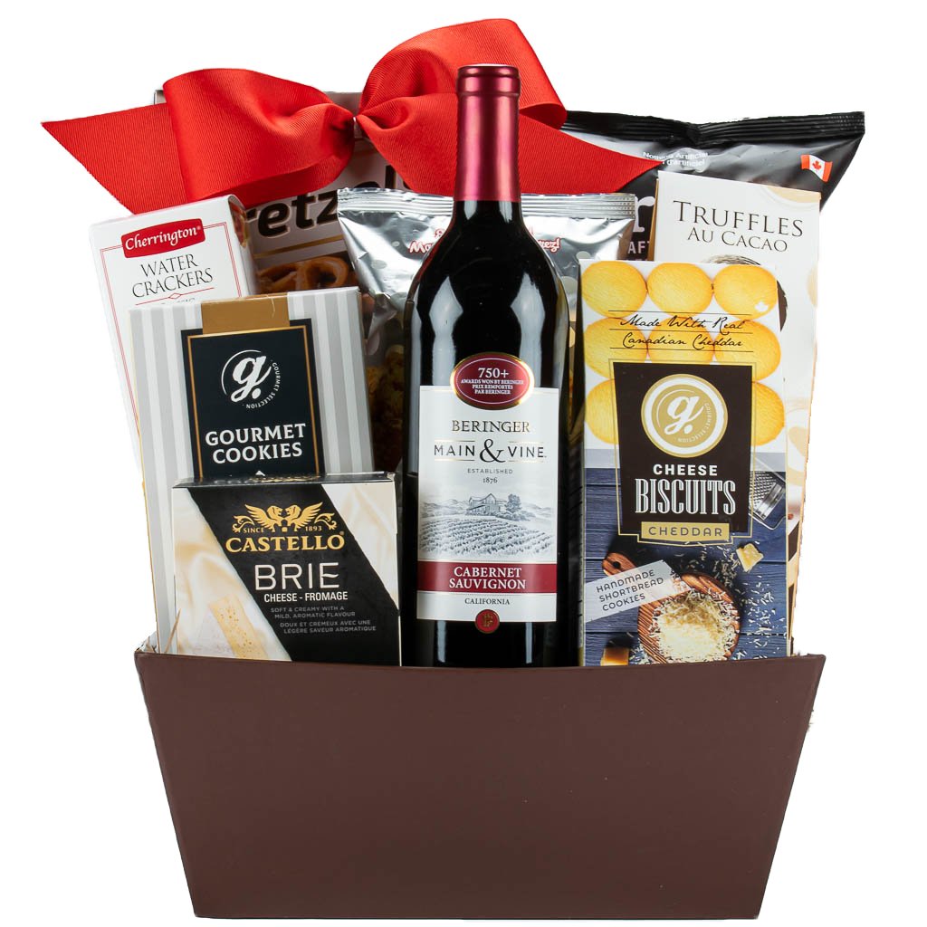 Wine And Cheese X-Mas Baskets