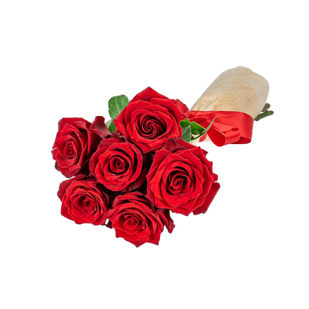 6 Red Roses Bouquet