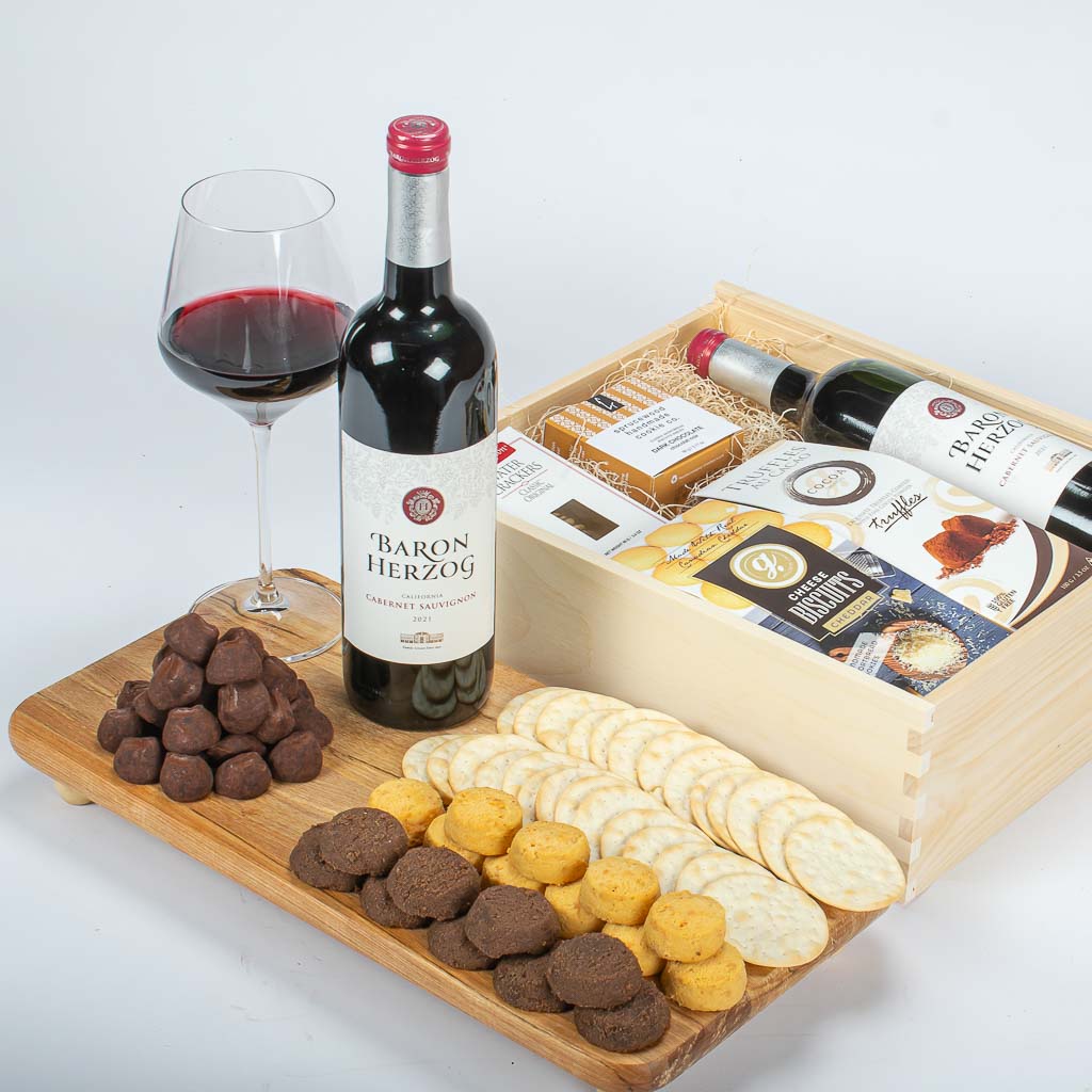 Baron Herzog Kosher Wine Box - MY BASKETS