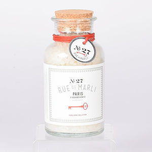 Rue De Marli Bath Salt In Glass Jar With A Cork Top