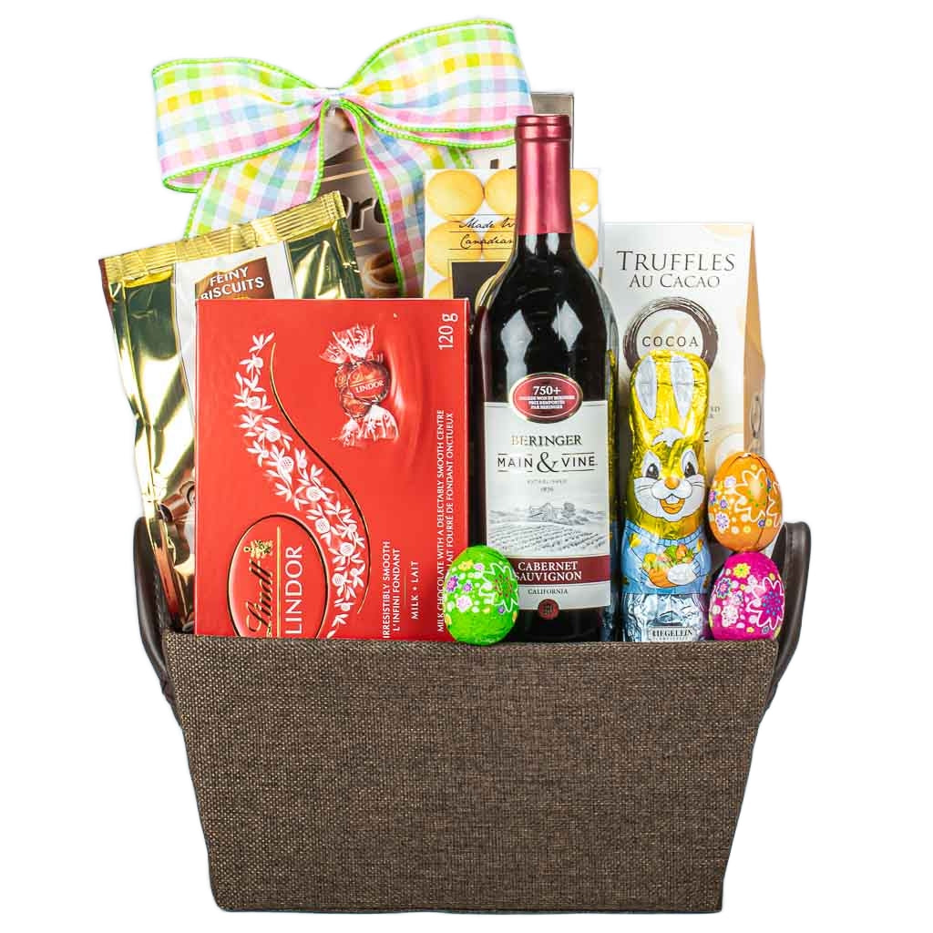 Easter Gift With Wine