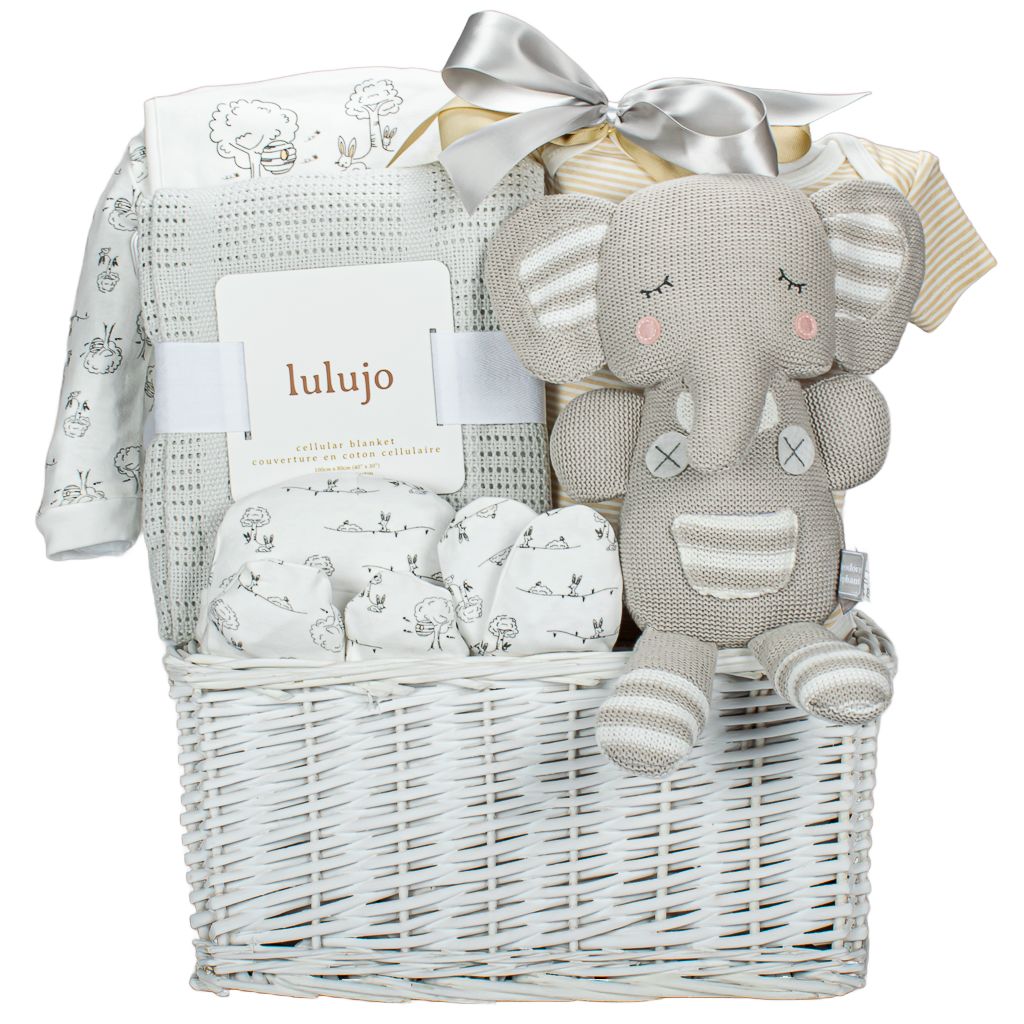 Elephant Plush And 5 Piece Set