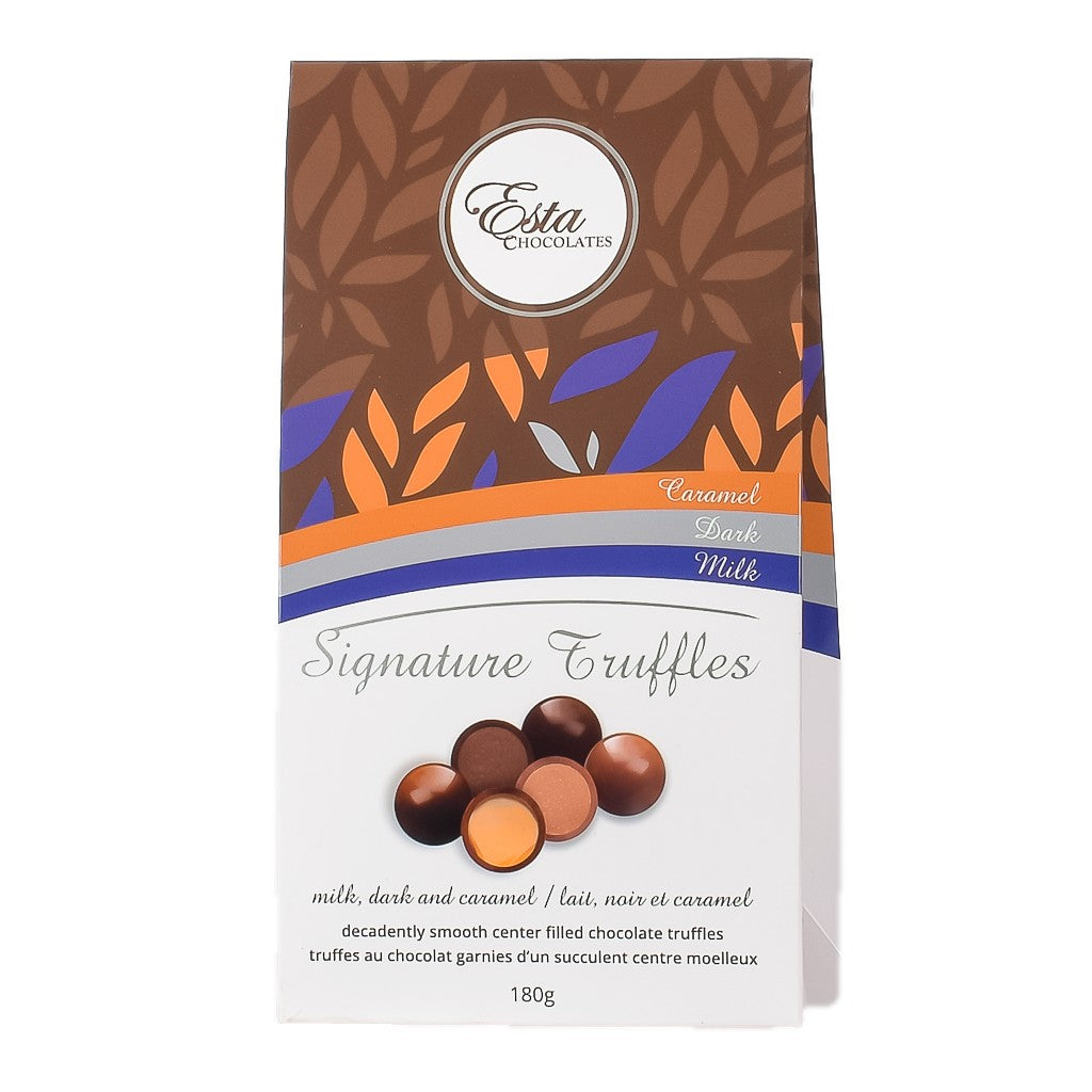 Assorted Chocolae Truffles Milk, Dark And Caramel