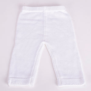 White Knit Pants 