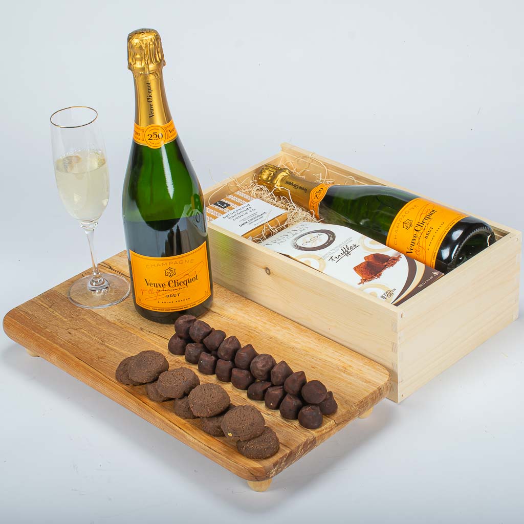French Champagne Veuve Gourmet