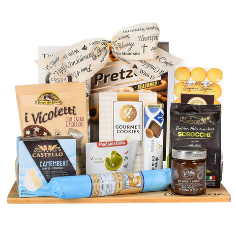 Medium Sympathy Charcuterie Board With Meat Cheese And Compote 