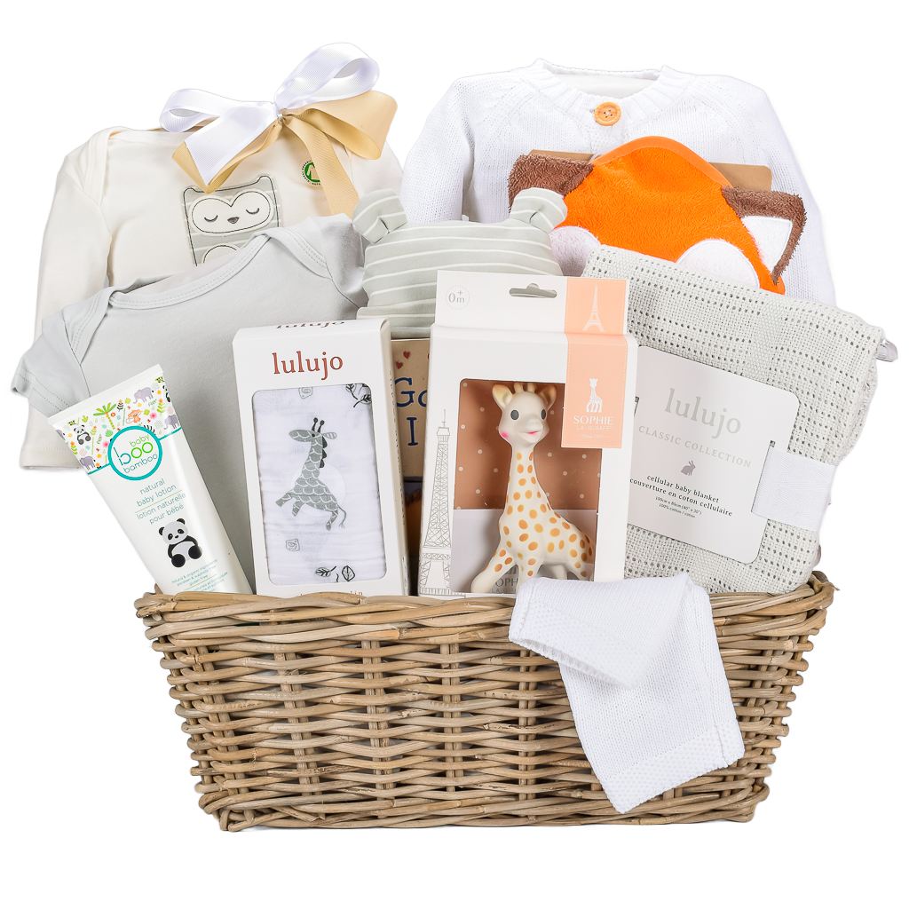 View Our Adorable Gender Neutral Luxury Baby Gift Baskets! MY