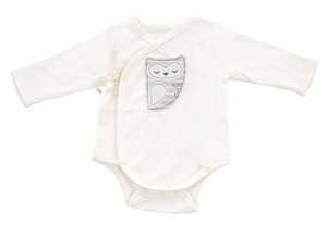 Organic Cotton Long-Sleeve Onesie For Baby 