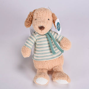 Mary Meyers Brown Dog Plush With Scarf