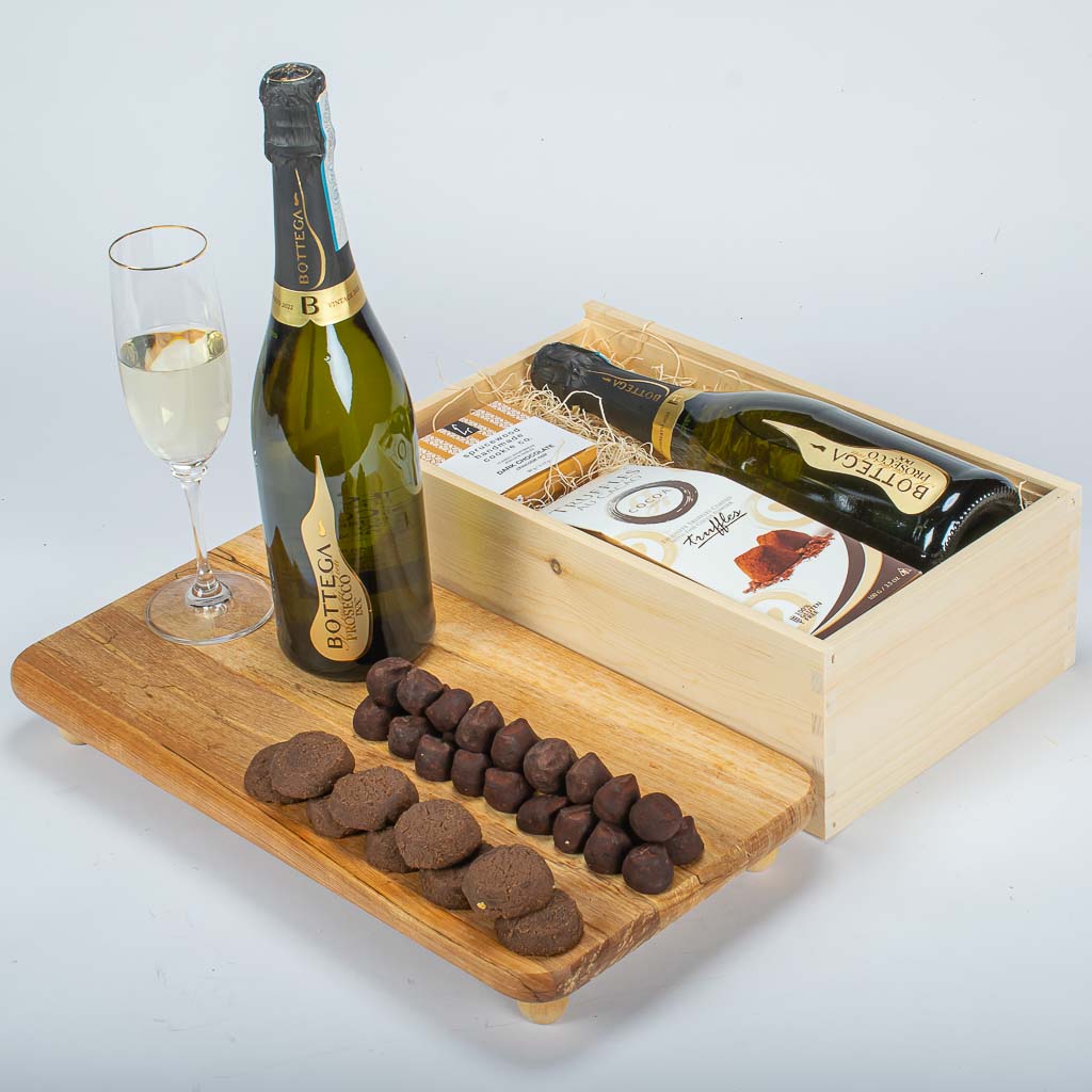 Bottega Prosecco Wooden Box 