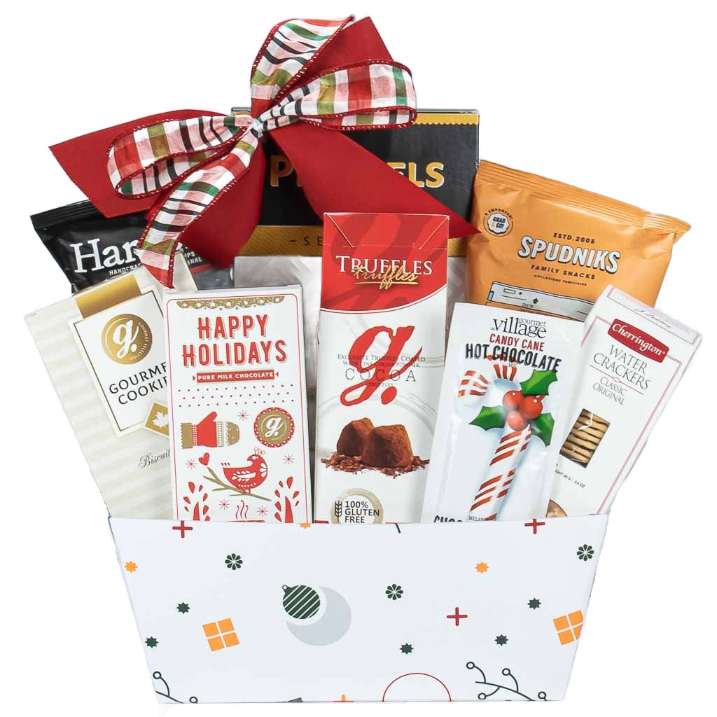Candy Cane 10 Christmas Gift Baskets