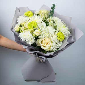 Sympathy Flowers in Deluxe Wrap