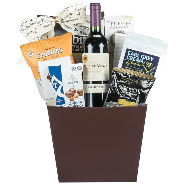 Kosher Sympathy Gift Red Wine MY BASKETS