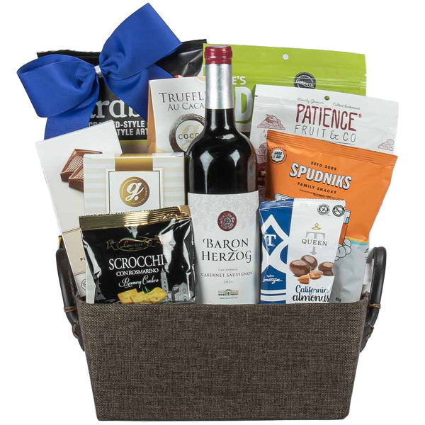 Red Wine Kosher Basket MY BASKETS