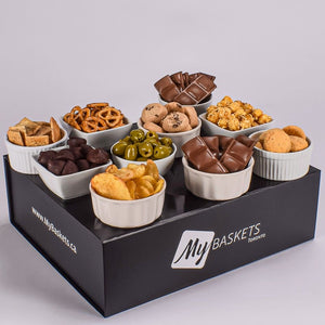 Mixed sweet and salty snacks for every flavour pallet 