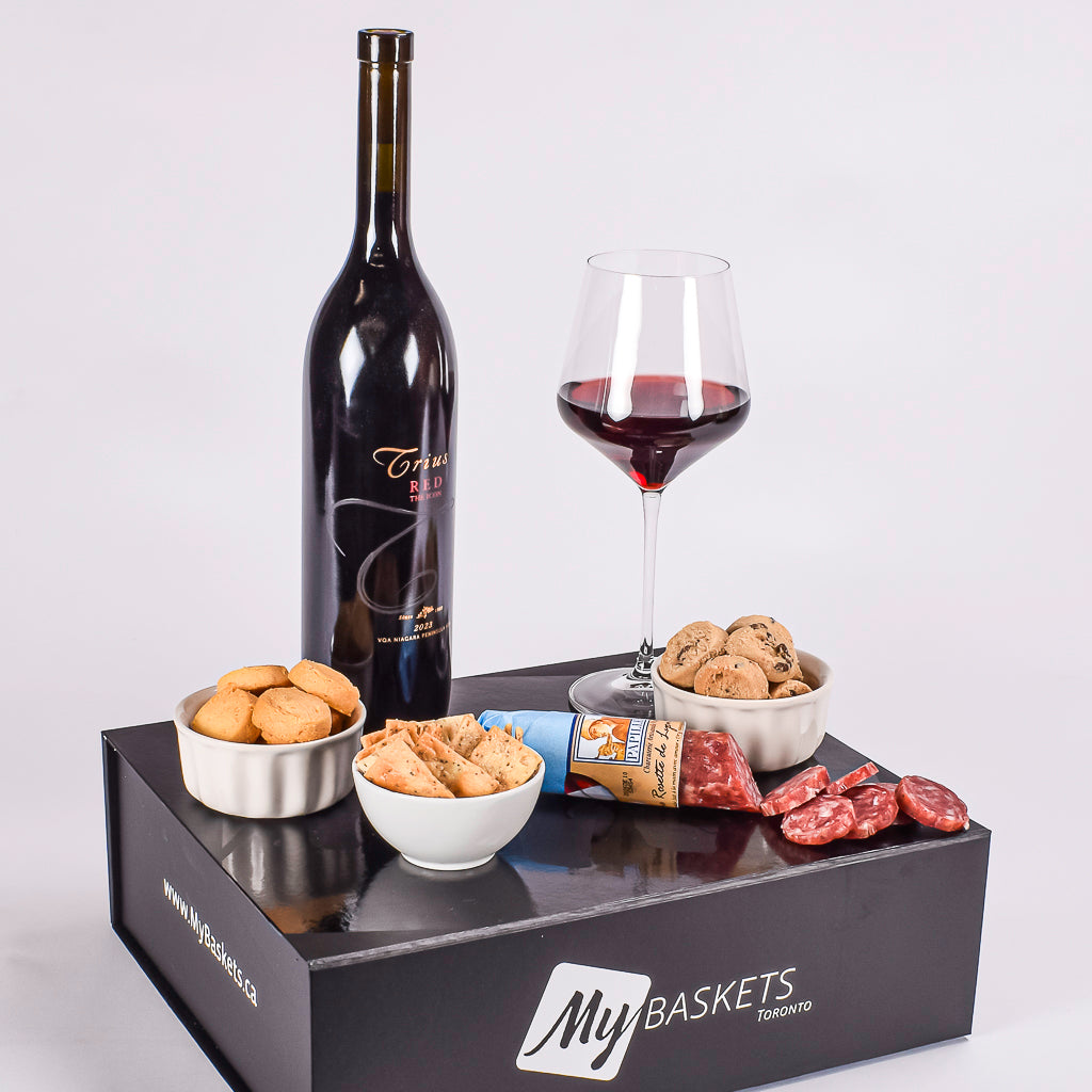 Sweet And Salty Gift Box With Trius Red
