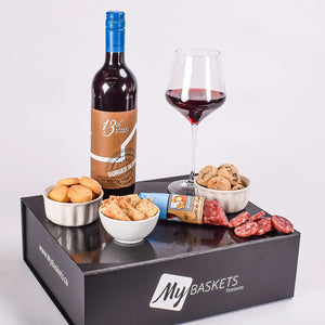 Sweet And Savoury Snacks With Red Canadian Wine