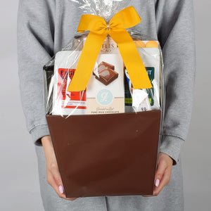 gourmet snacks and tea gift