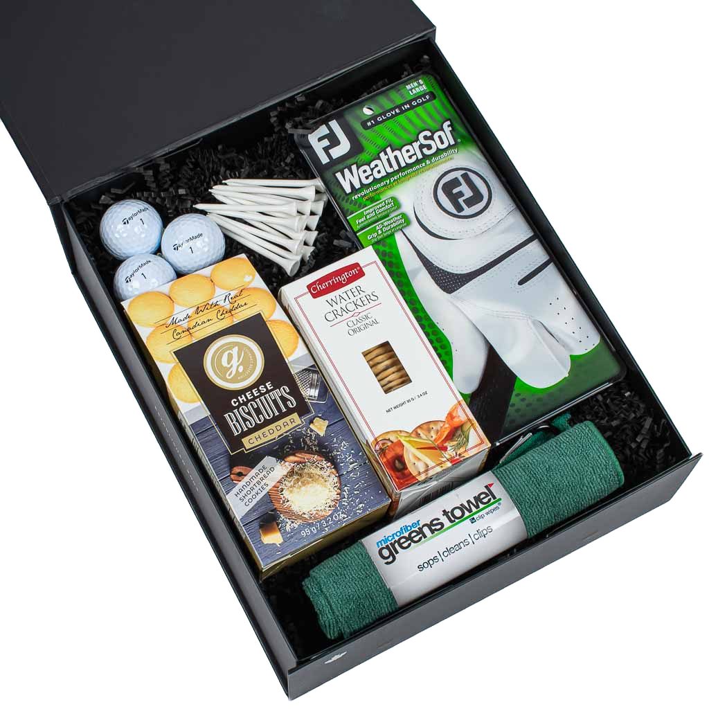 Towel Golf Gloves and Balls Gift Box