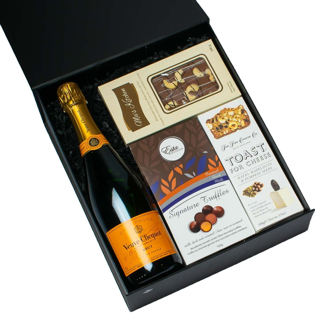 Veuve Clicquot Champage And Truffle Gift