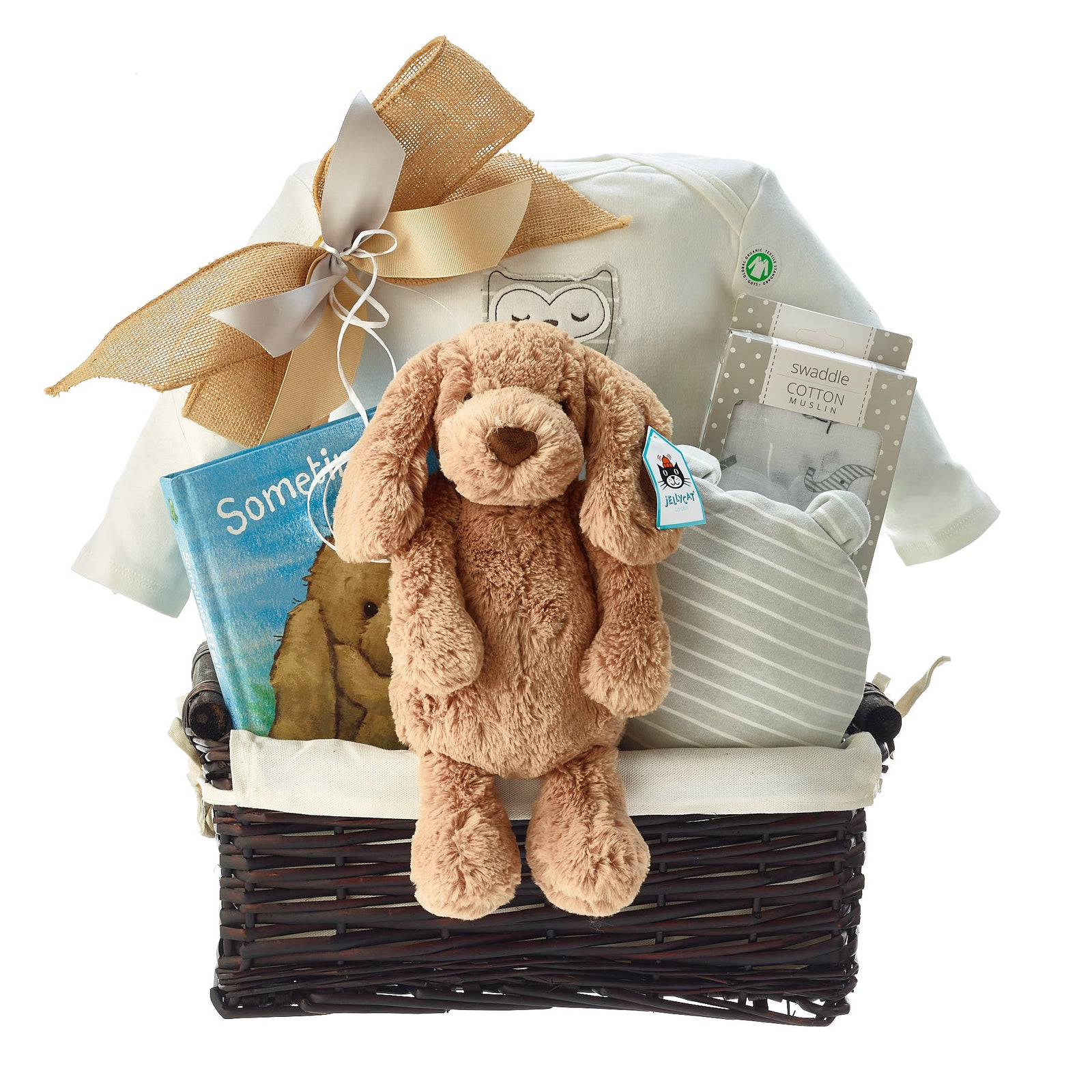 Puppy Plush Baby Gift Baskets