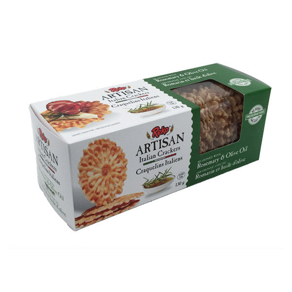 Artisan Rosemary & Olive Oil Italian Crackers 