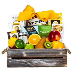Gourmet And Fruit Gift Basket