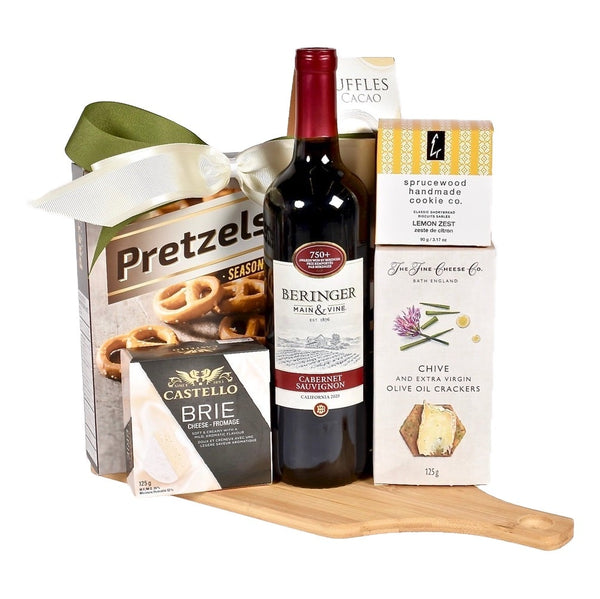 Cheese, Crackers and Wine Board MY BASKETS