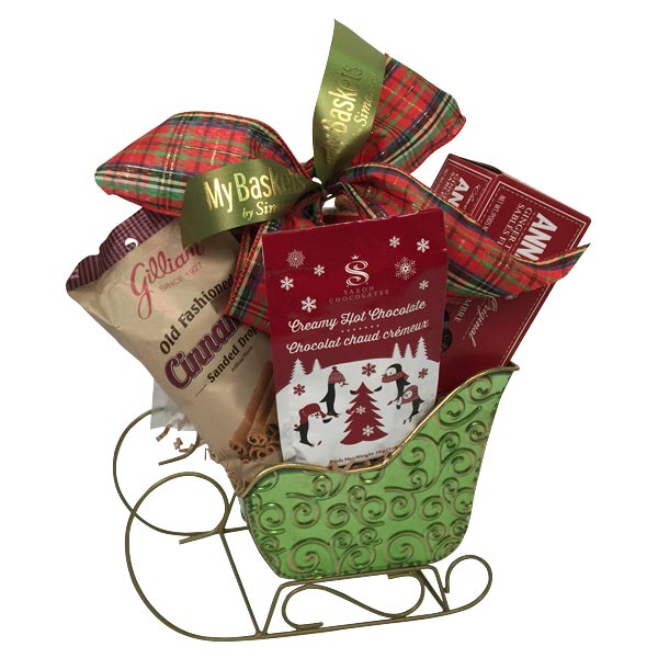 Xmas Sleight Basket
