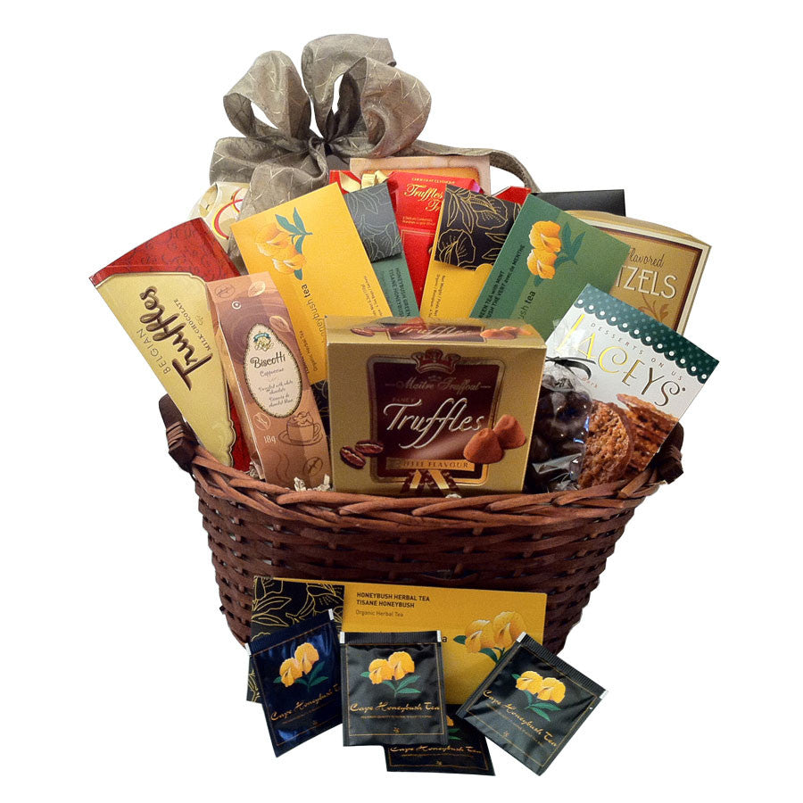 Elegant tea gift basket