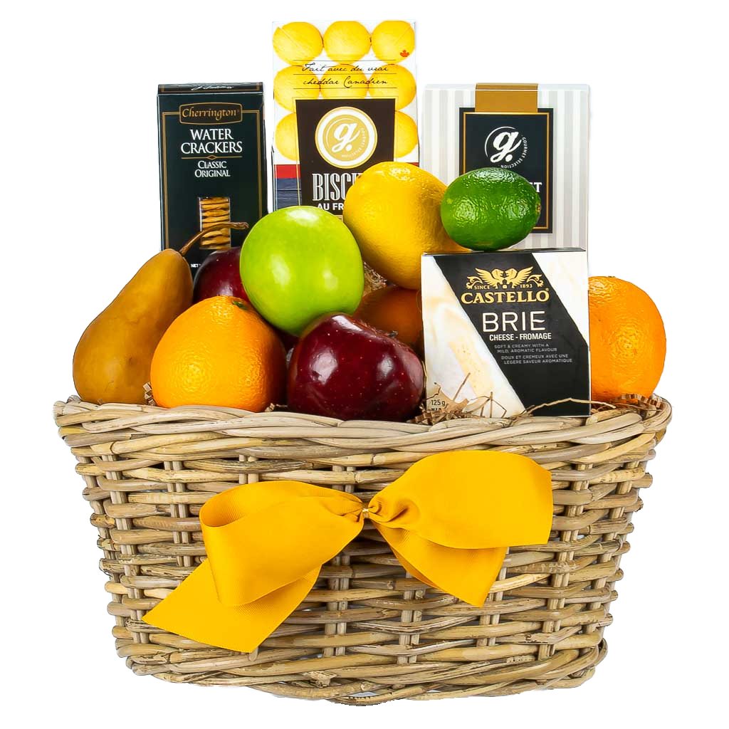 Fruit Cheese Cracker Cookies Gift Basket Delivery
