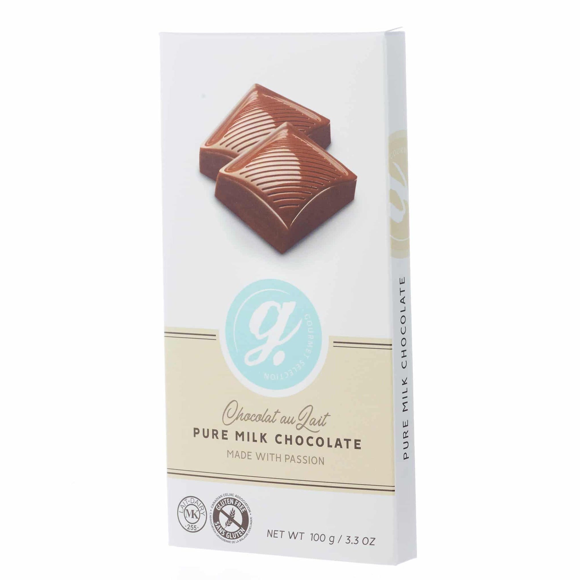 premium milk chocolate bar