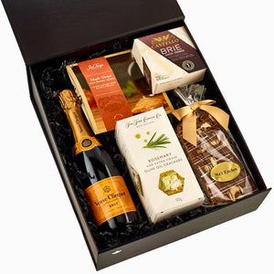 Small Veuve Champagne And Smoked Salmon Gift
