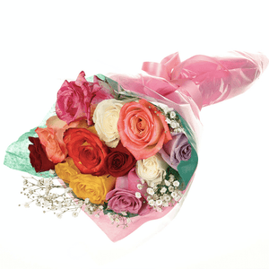 Mixed Color Roses Delivery