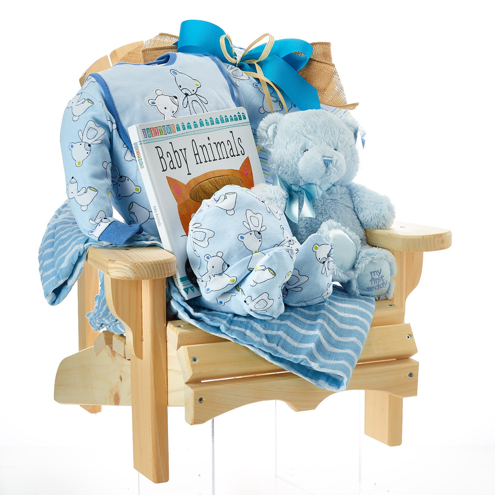 Baby Baskets With Engraved Name