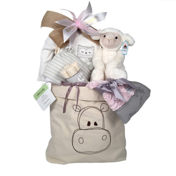 Natural Baby  Girl Gift Basket