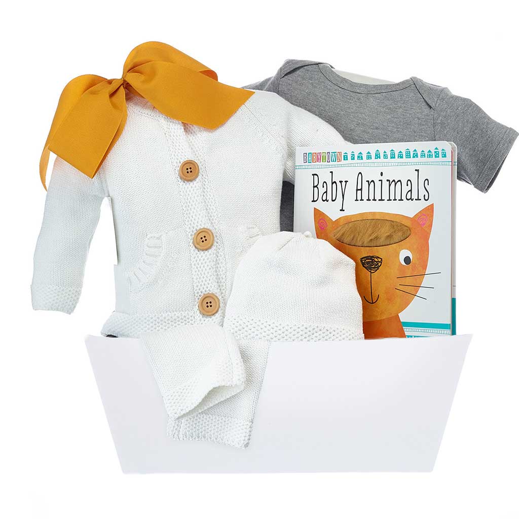 Neutral Baby Gift Basket