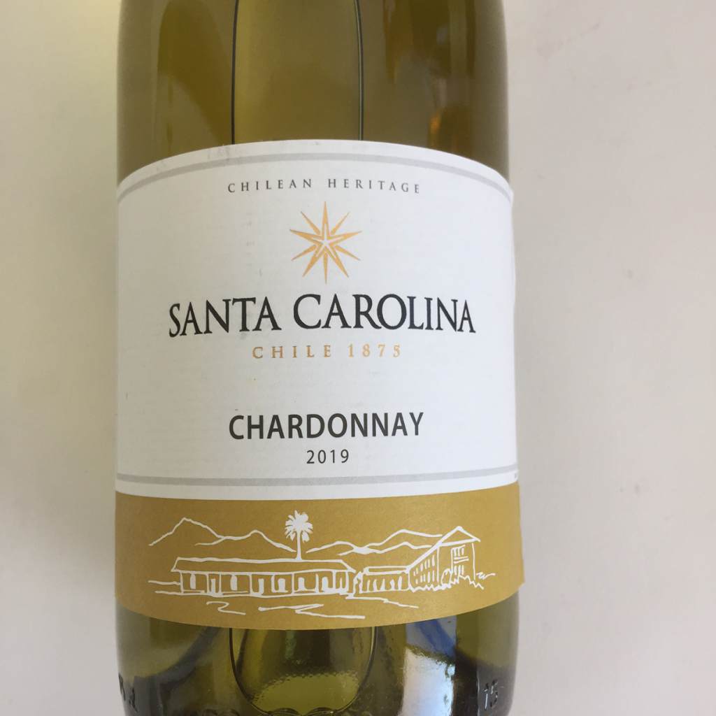 Chardonnay white wine santa carolina