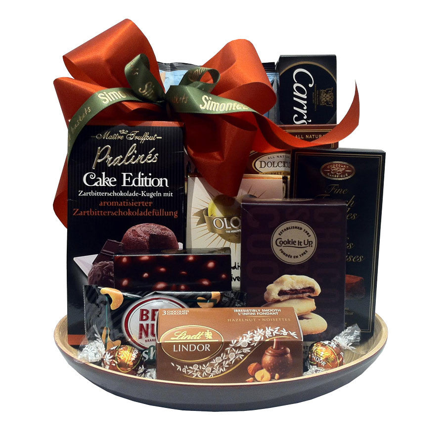 Sharing chocolate baskets