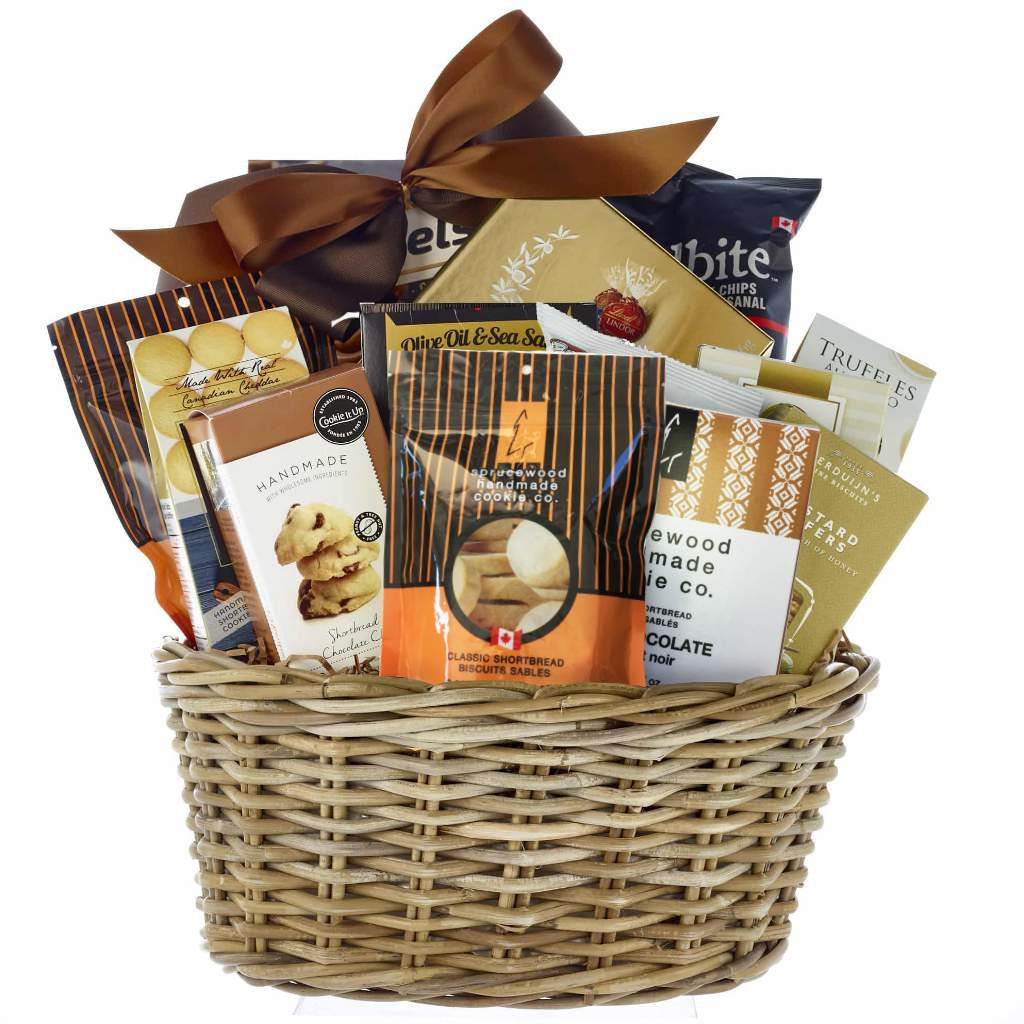 Large sympathy gift basket delivery