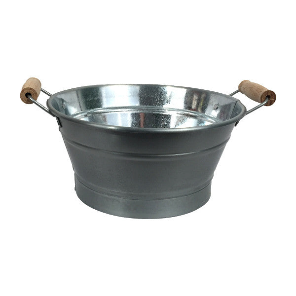 Silver Metal Bucket