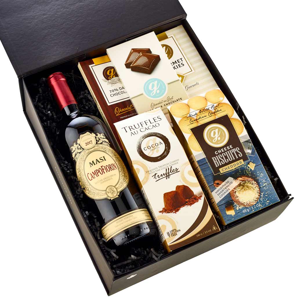Masi Campofiorin Italian Wine Gift Box. Luxury Box Will Impress
