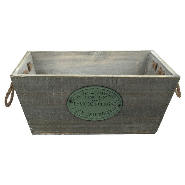 wooden container